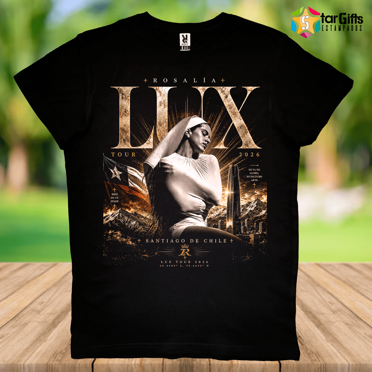 Polera Rosalía LUX Tour 2026 Unisex